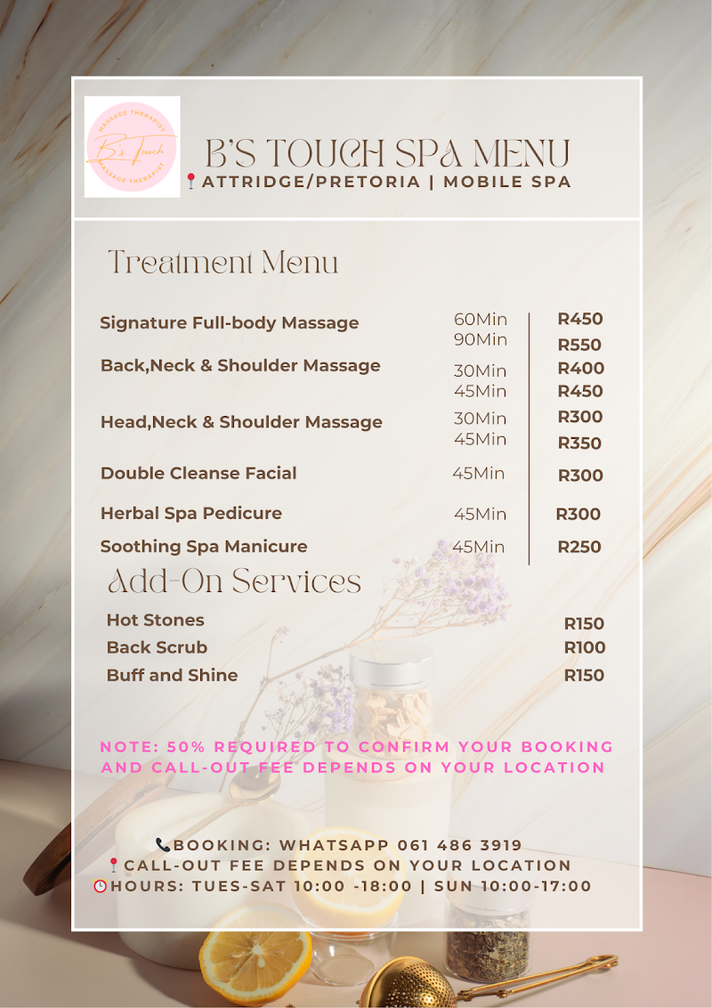 B's Touch Spa Atteridgeville - Day Spa in Atteridgeville