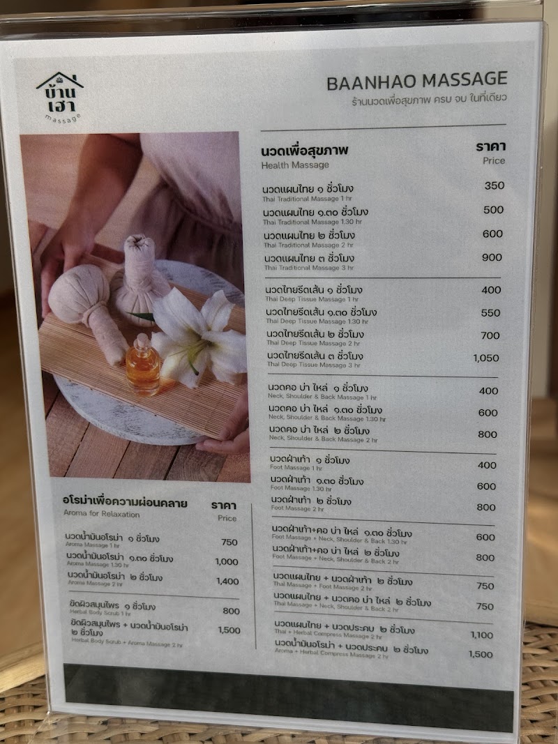 Baan Hao Massage & Spa Phang Khon - Day Spa in Phang Khon