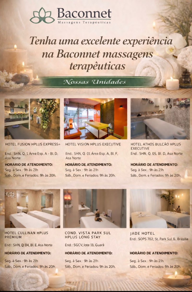 Baconnet Massagens Terapeuticas Brasília