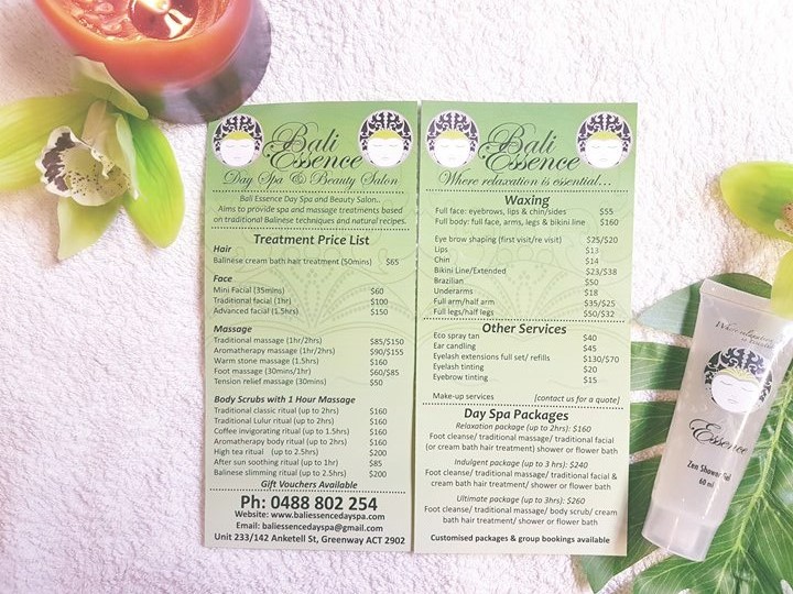 Bali Essence Day Spa and Beauty Salon Tuggeranong - Day Spa in Tuggeranong