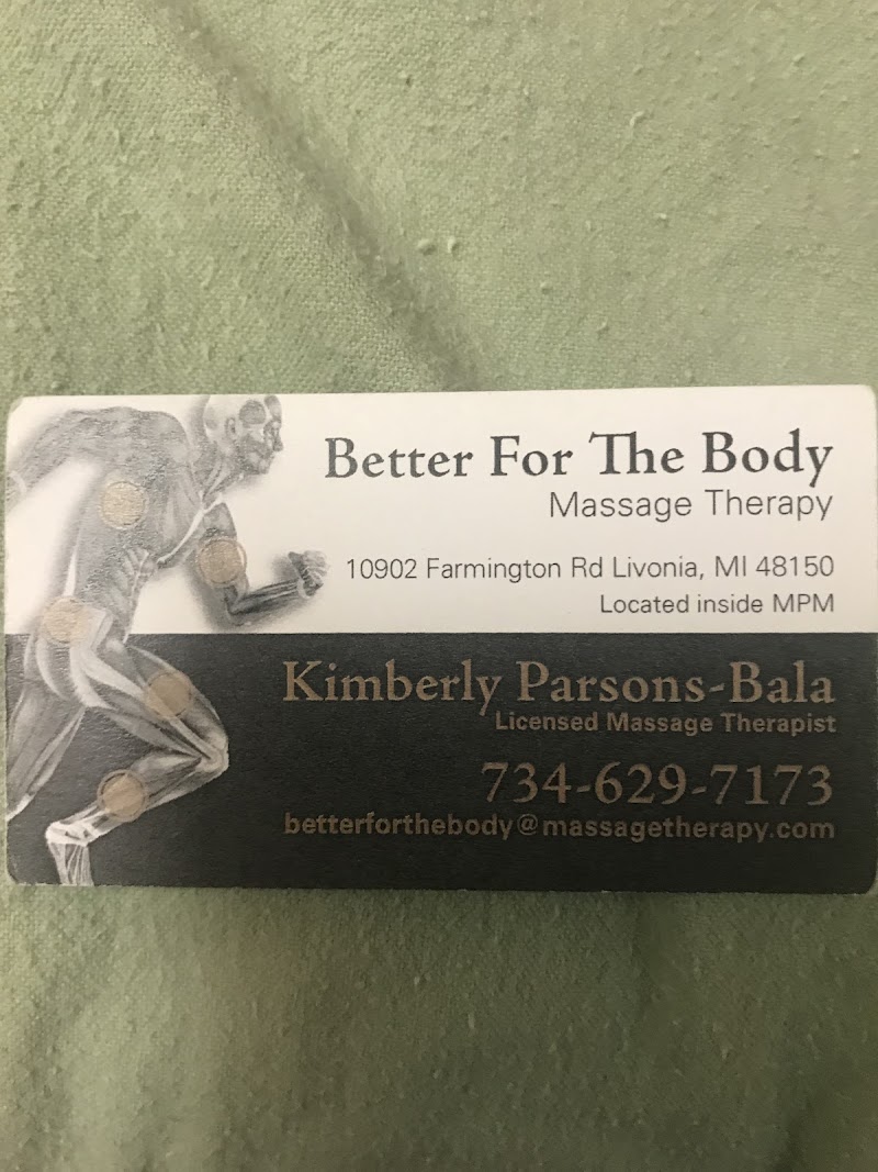 Better For The Body Massage Therapy Livonia - Day Spa in Livonia