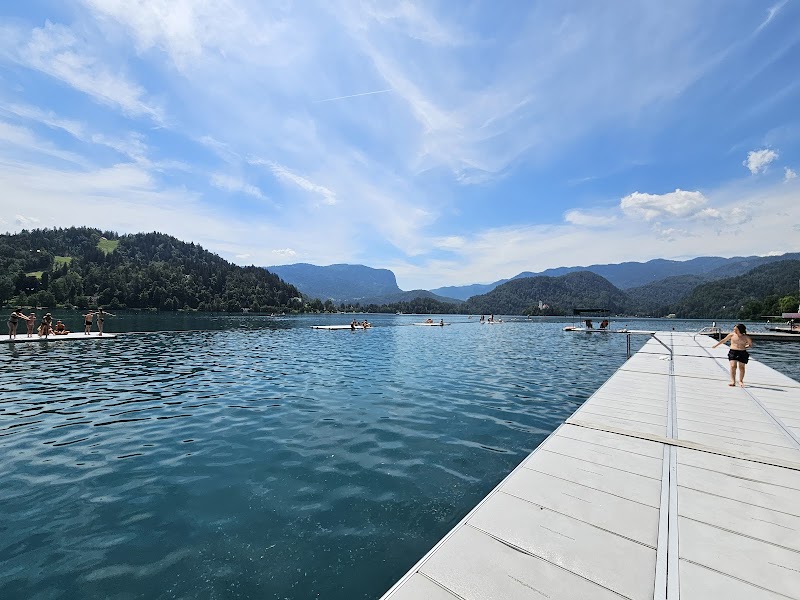 Castle Bathing Area Lake Bled - Thermal Spa in Lake Bled