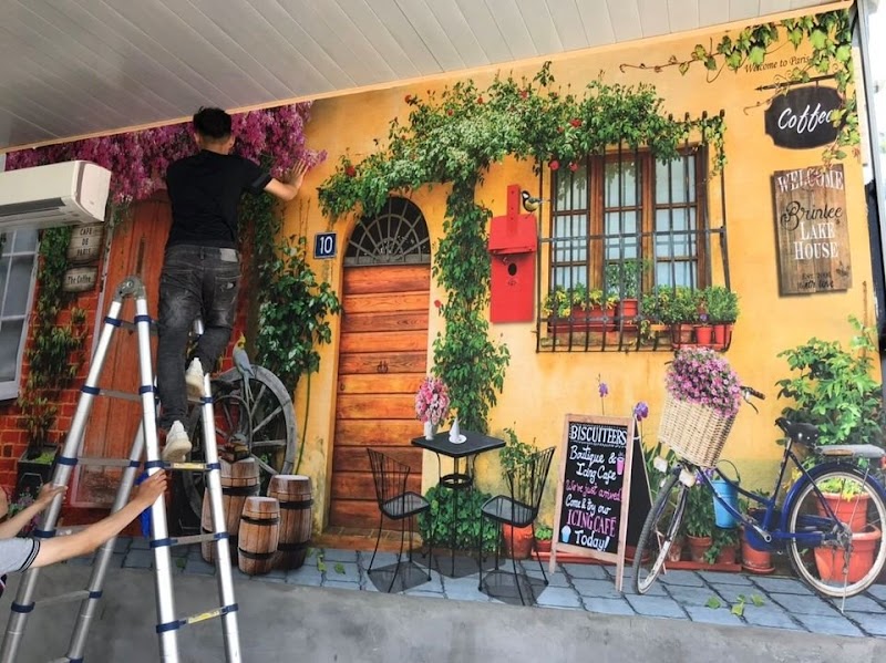 Chuyên Tranh dán tường in giả khung Pleiku - Day Spa in Pleiku