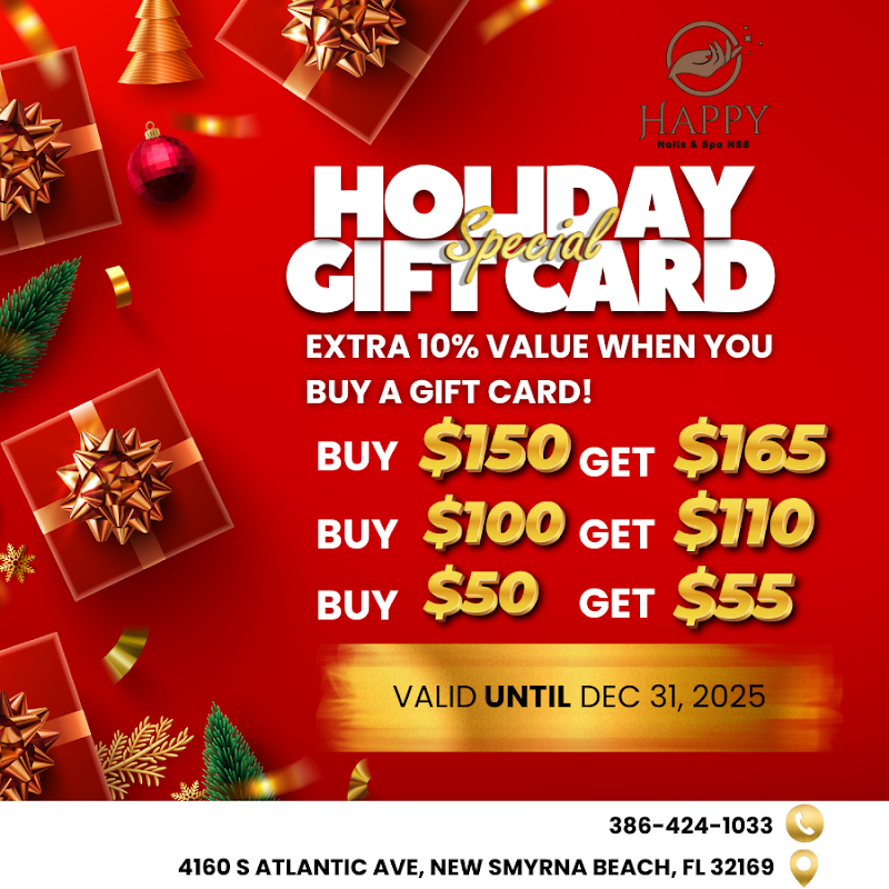 Happy Nails & Spa NSB - Nail in New Smyrna Beach - Day Spa in New Smyrna Beach