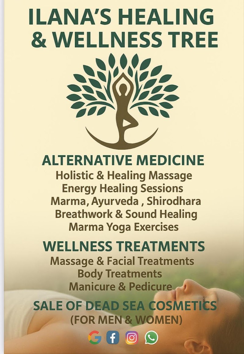 ILANA'S HEALING & WELLNESS TREE. Center Alternative Medicine, Massage Therapy ,Energy Healing, Body & Facial Treatments Paphos