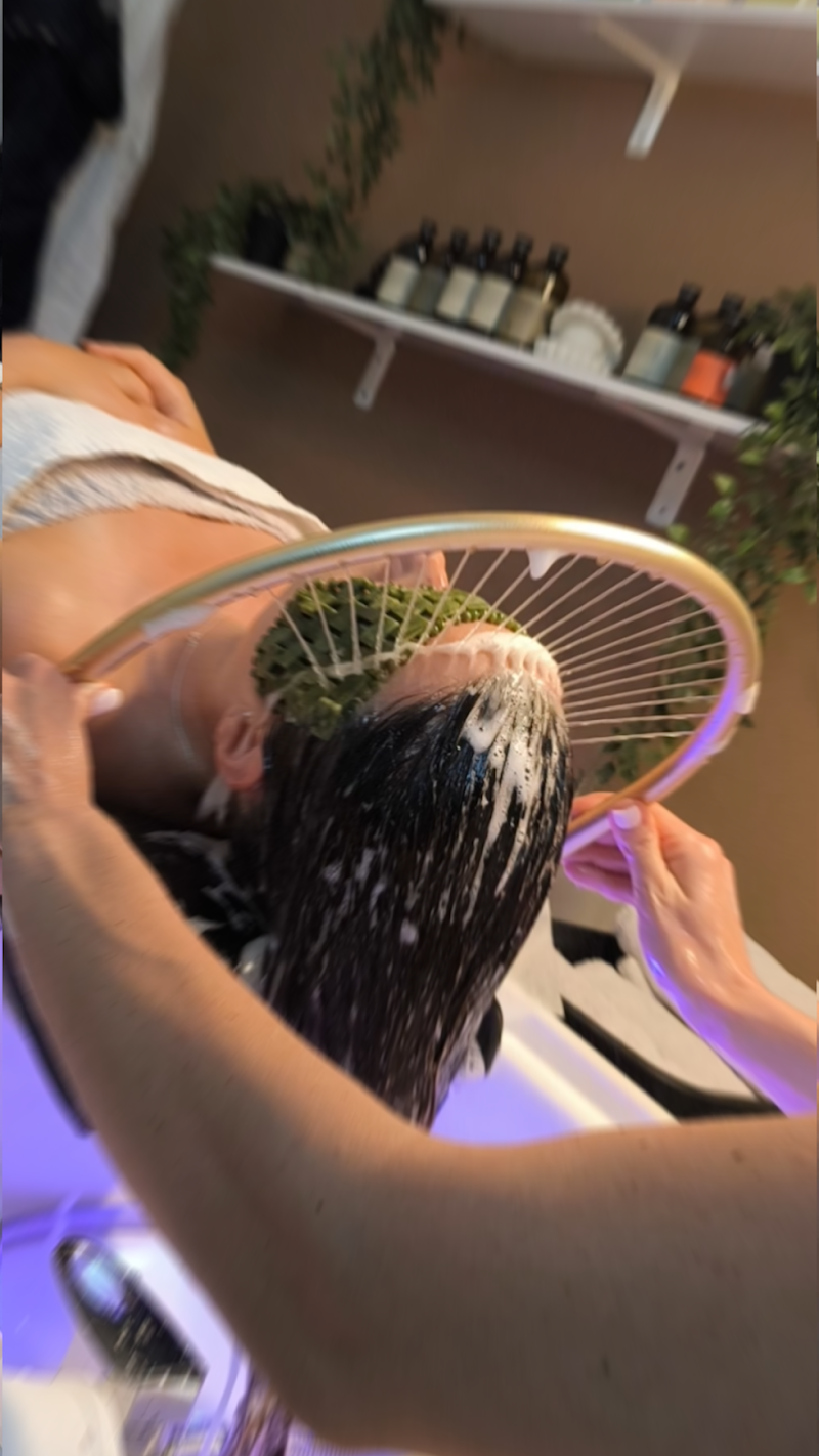 Japanese HeadSPA_Split_Indigo Crown