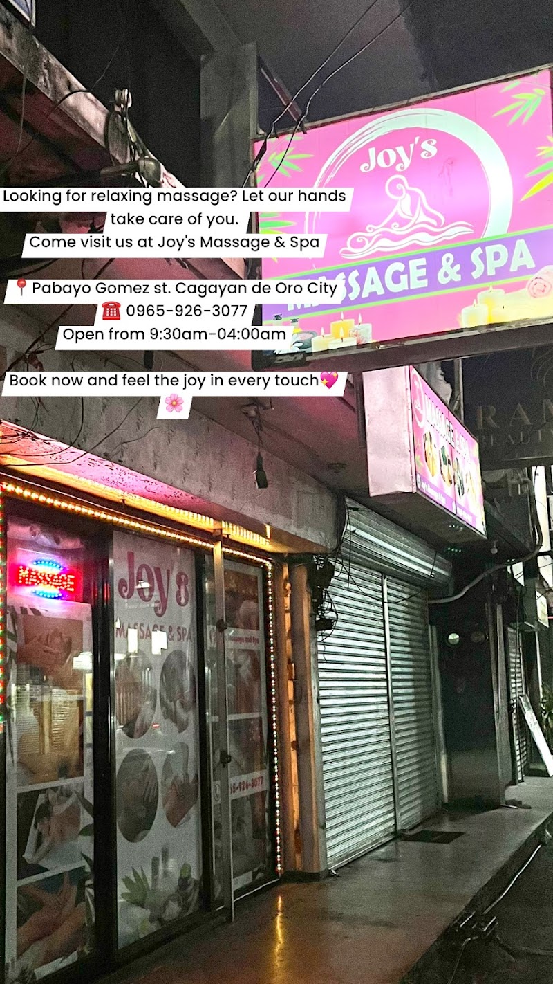 Joy's Massage & Spa Cagayan de Oro City - Day Spa in Cagayan de Oro City