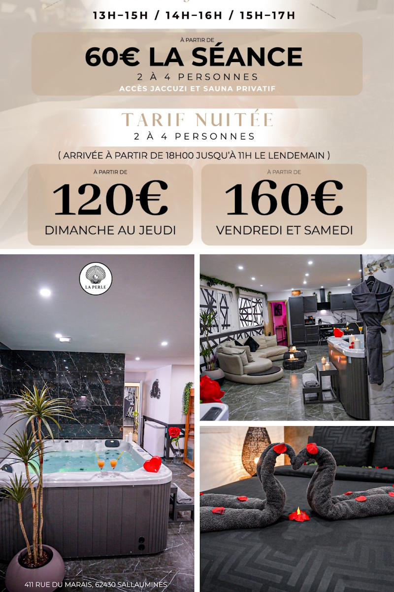 La perle détente Noyelles-sous-Lens - Wellness Retreat in Noyelles-sous-Lens