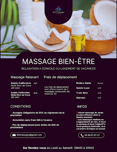 Lé Ti Massages: massage relaxation Martinique Rivière-Salée