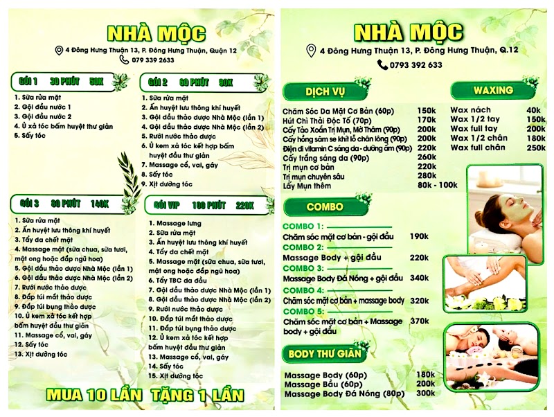 Nhà Mộc - Gội Đầu Thảo Dược Quận 12 - Wellness Retreat in Quận 12