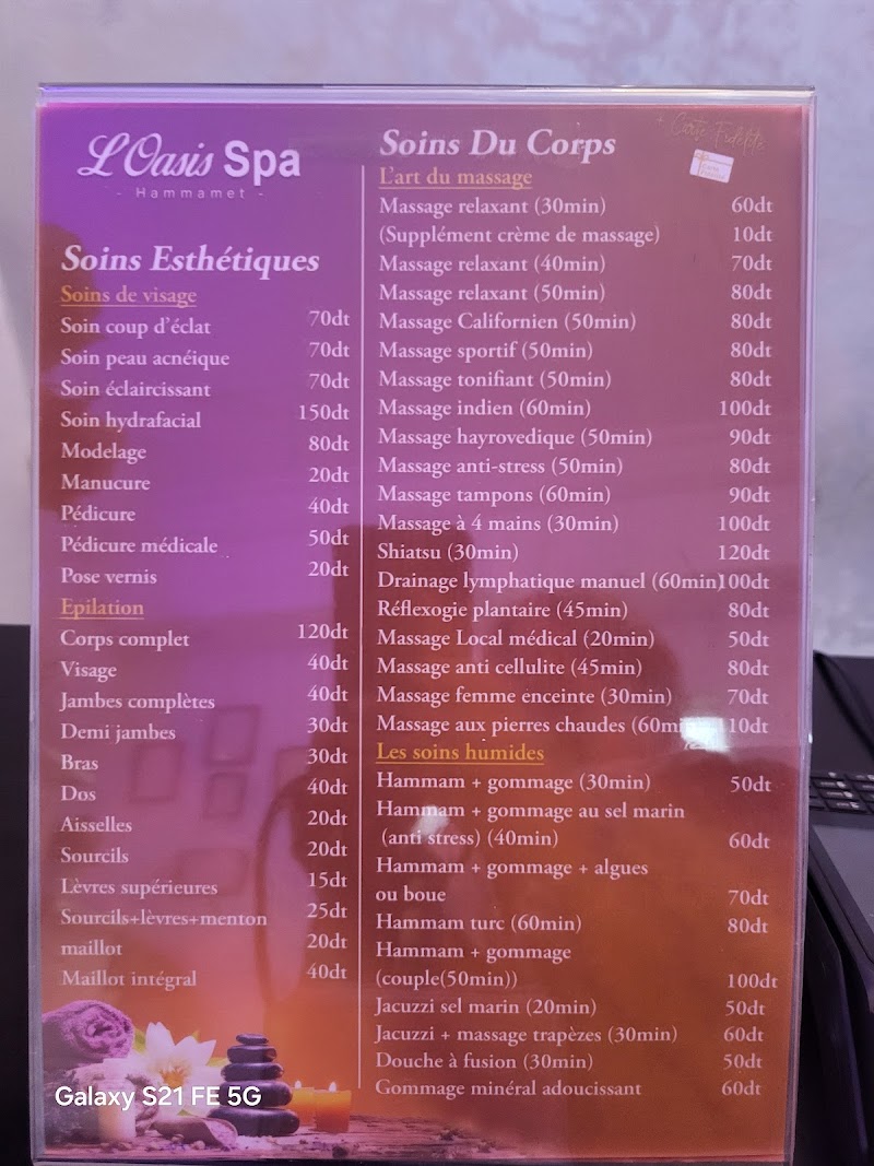 Oasis spa Hammamet - Day Spa in Hammamet