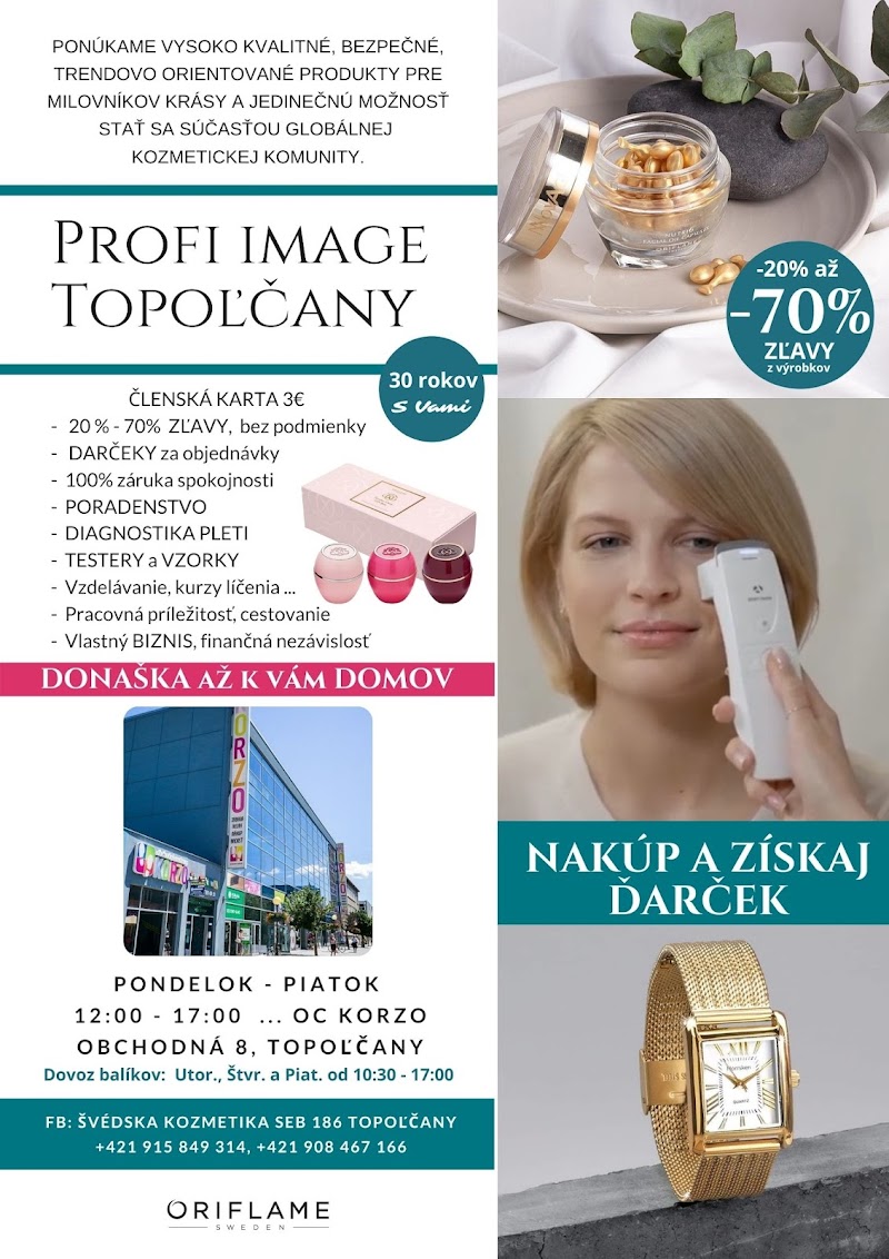 Oriflame Seb 186 Topoľčany - Day Spa in Topoľčany