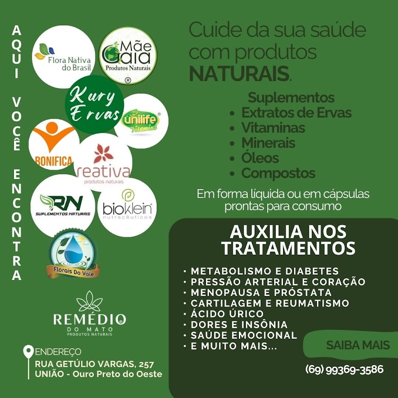 Remédio do Mato Produtos Naturais Ouro Preto do Oeste - Wellness Retreat in Ouro Preto do Oeste