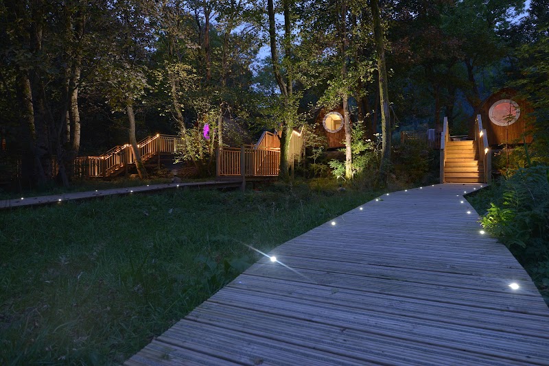 RiverBeds Luxury Wee Lodges with Hot Tubs @ Woodlands Glencoe Highlands