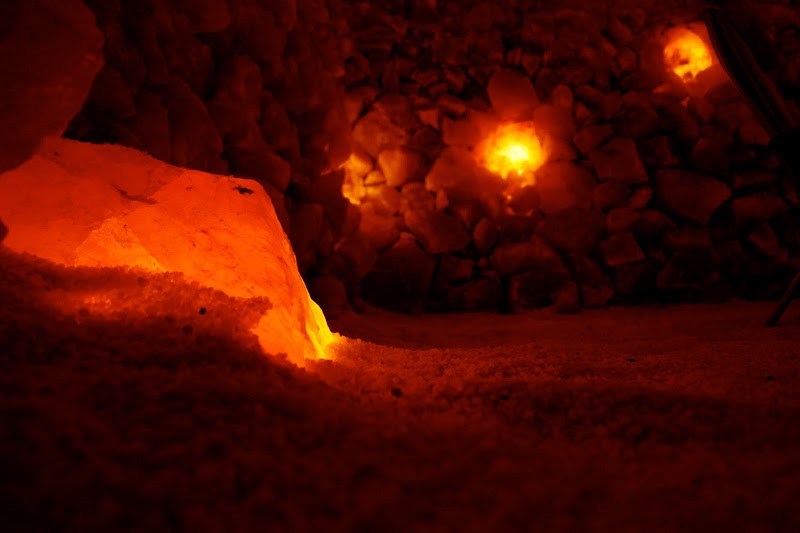 Salt cave crystal in Münster Therme Düsseldorf - Day Spa in Düsseldorf