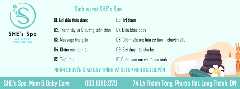 She's Spa Huyện Long Thành - Day Spa in Huyện Long Thành