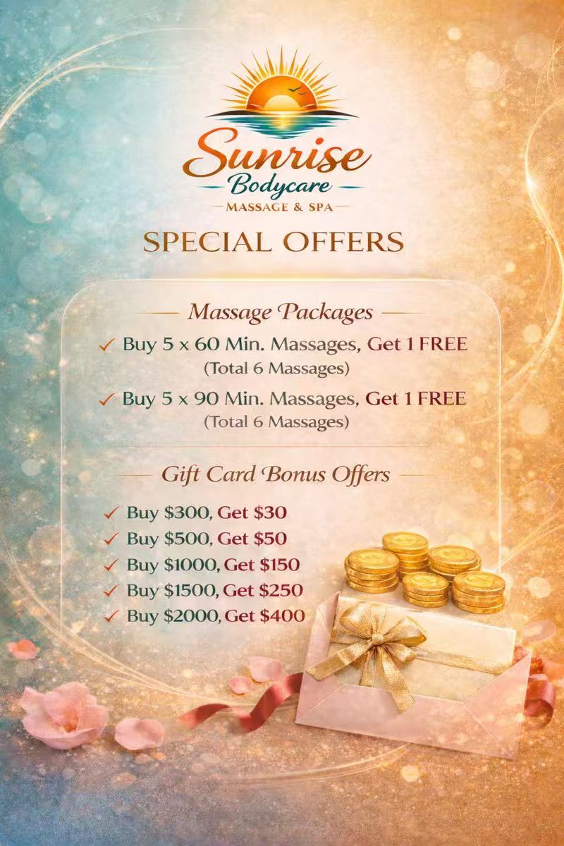 Sunrise Bodycare Massage & Spa Raleigh - Day Spa in Raleigh