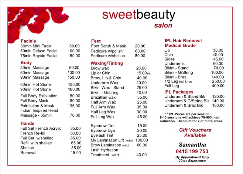 Sweetbeauty Perth - Day Spa in Perth