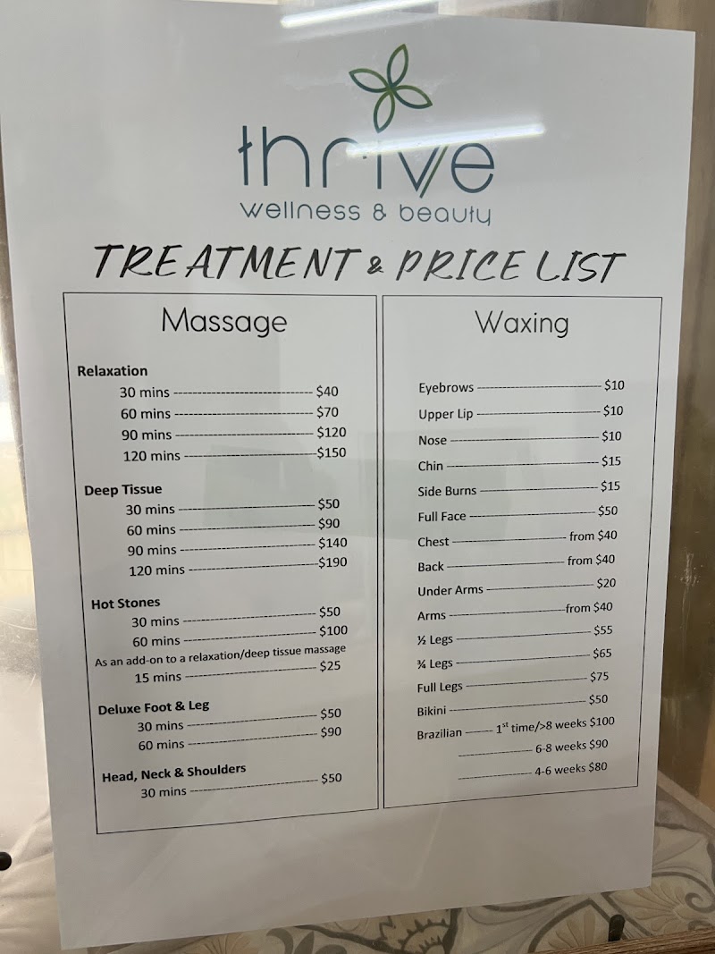Thrive Wellness & Beauty Apia
