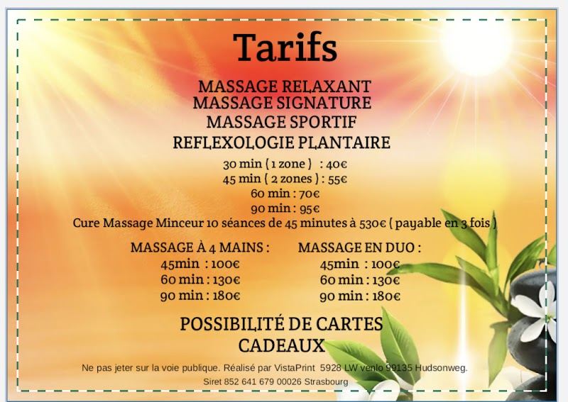 Un Instant Pour Sol Massage Bien-Être Strasbourg - Day Spa in Strasbourg