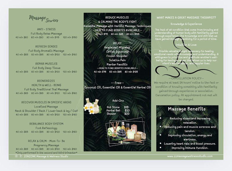 ZenZone Massage & Wellness Studio Mornington - Wellness Retreat in Mornington